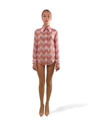 The Scarf Zigzag - Peach