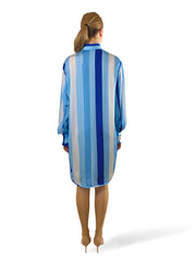 Satin Skjortekjole