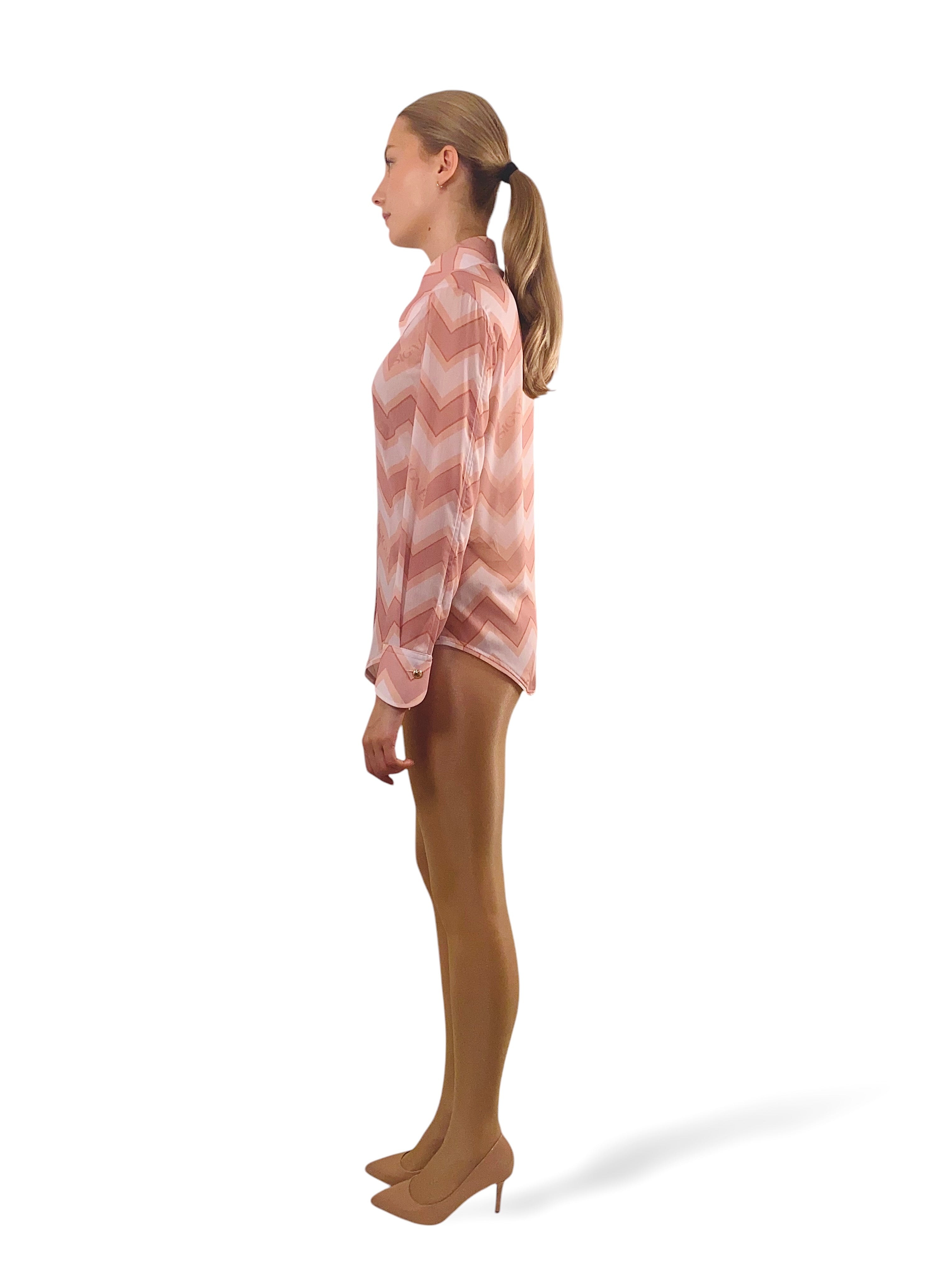 The Scarf Zigzag - Peach