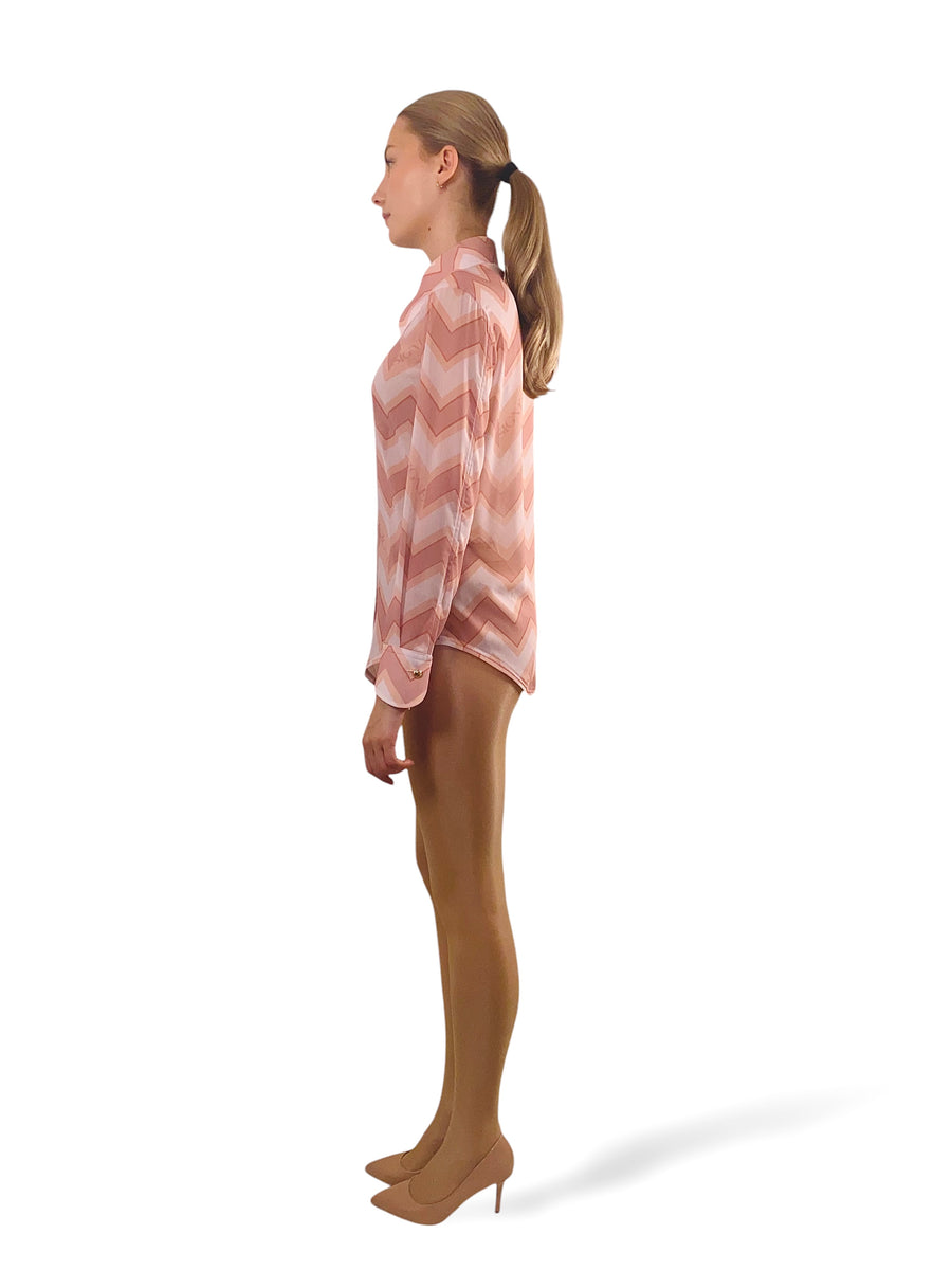 The Scarf Zigzag - Peach