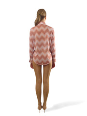 The Scarf Zigzag - Peach