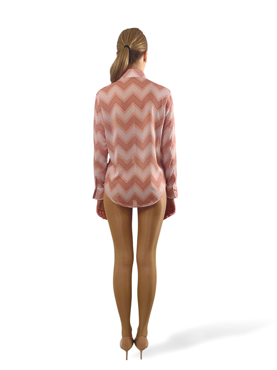 The Scarf Zigzag - Peach